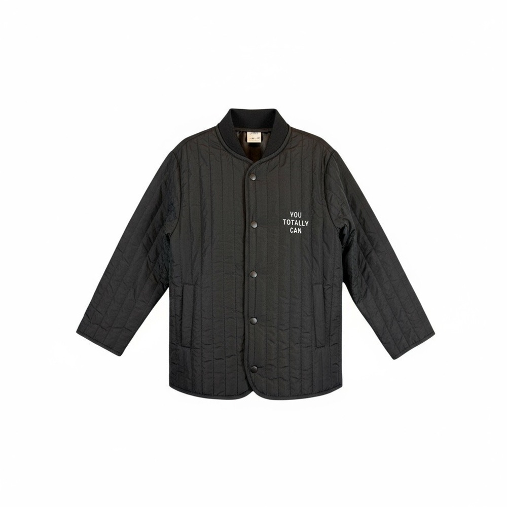 Zara Kids‎ Quilted Bomber Jacket Light Padded Coat Boys Size 8-9 Years